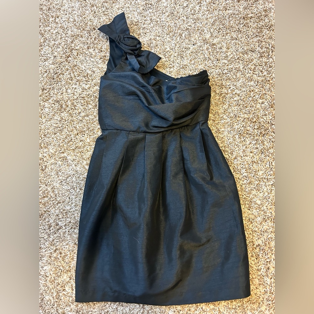 Wet Seal Black One-Shoulder Dress, mini elegant dress, size S